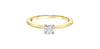 Yellow Gold Canadian Diamond Solitaire Engagement Ring.