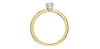 Yellow Gold Canadian Diamond Solitaire Engagement Ring.
