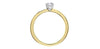 Yellow Gold Canadian Diamond Solitaire Engagement Ring.