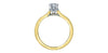 Yellow Gold Canadian Diamond Engagement Ring.