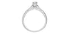 White Gold Canadian Diamond Solitaire Engagement Ring.