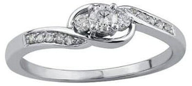 White Gold Diamond Engagement Ring.