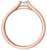 Rose Gold Diamond Engagement Ring.