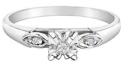 White Gold Diamond Engagement Ring.