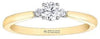 Yellow Gold Canadian Diamond Engagement Ring.