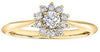 Yellow Gold Canadian Diamond Engagement Ring.