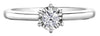 White Gold Diamond Solitaire Engagement Ring.