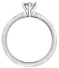 White Gold Diamond Solitaire Engagement Ring.