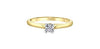 Yellow Gold Canadian Diamond Solitaire Engagement Ring.