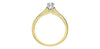 Yellow Gold Canadian Diamond Solitaire Engagement Ring.