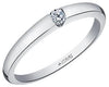 White Gold Canadian Diamond Engagement Ring.