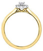 Yellow Gold Diamond Engagement Ring.