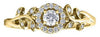 Yellow Gold Canadian Diamond Engagement Ring.