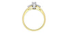 Yellow Gold Canadian Diamond Engagement Ring.