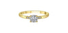 Yellow Gold Diamond Engagement Ring.