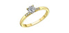 Yellow Gold Diamond Engagement Ring.