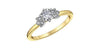 Yellow Gold Diamond Engagement Ring.