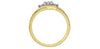 Yellow Gold, White Gold Diamond Engagement Ring.