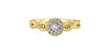 Yellow Gold Diamond Engagement Ring.