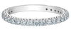 White Gold Lab-Grown Diamond Band.