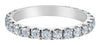 White Gold Lab-Grown Diamond Band.