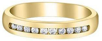 Yellow Gold Diamond Band.