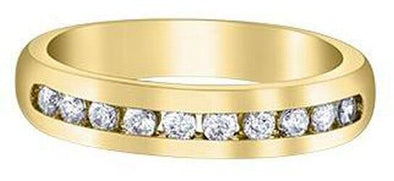 Yellow Gold Diamond Band.