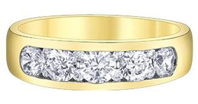 Yellow Gold Diamond Band.