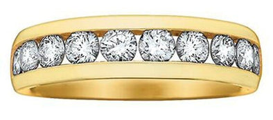 Yellow Gold Diamond Band.