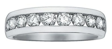 White Gold Diamond Band.