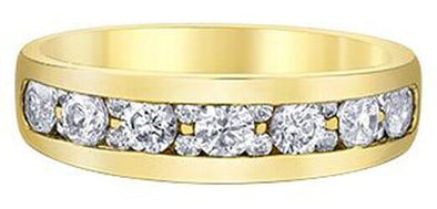 Yellow Gold Diamond Band.