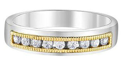 White Gold Diamond Band.