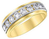 Yellow Gold Diamond Band.