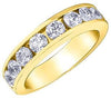 Yellow Gold Diamond Band.