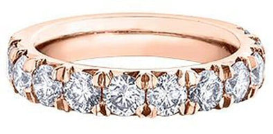 Rose Gold Diamond Band.