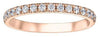 Rose Gold Diamond Band.