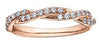 Rose Gold Diamond Band.