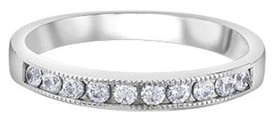 White Gold Diamond Band.