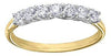 Yellow Gold Diamond Band.