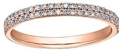 Rose Gold Diamond Band.