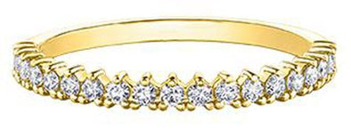 Yellow Gold Diamond Band.