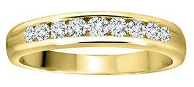 Yellow Gold Diamond Band.