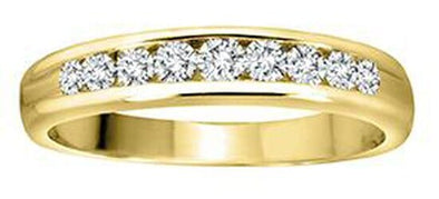 Yellow Gold Diamond Band.