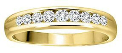 Yellow Gold Diamond Band.