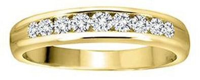 Yellow Gold Diamond Band.