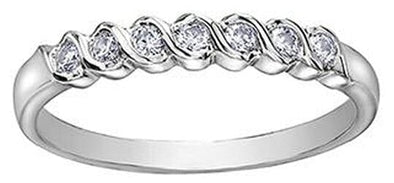 White Gold Diamond Band.