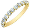 Yellow Gold Lab-Grown Diamond Band.