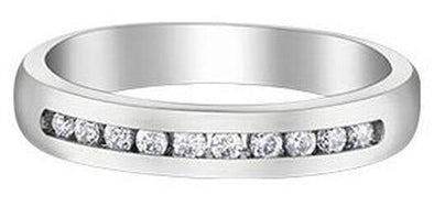 White Gold Diamond Band.