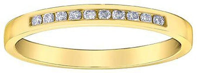 Yellow Gold Diamond Band.