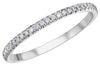 White Gold Diamond Band.